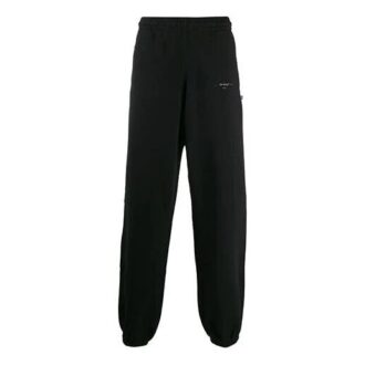 Pantalones de chándal sin rematar para hombre, negros