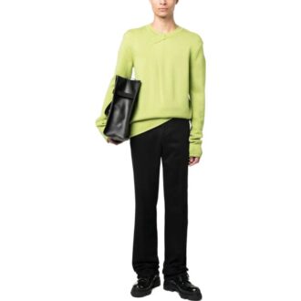pantalones de corte recto