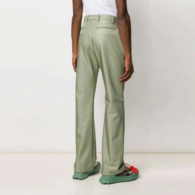 Pantalones de diseño liso, versión de corte ajustado