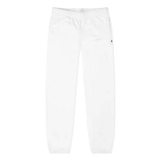 Pantalones de estilo urbano de mezcla de tejidos, lisos, de algodón con logotipo