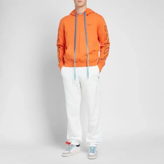 Pantalones de estilo urbano de mezcla de tejidos, lisos, de algodón con logotipo