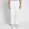 Pantalones de estilo urbano de mezcla de tejidos, lisos, de algodón con logotipo