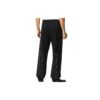 Pantalones de hombre con estampado de rayas diagonales, negros
