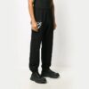 Pantalones de hombre con estampado del logotipo de Hand Workers FW20, negros