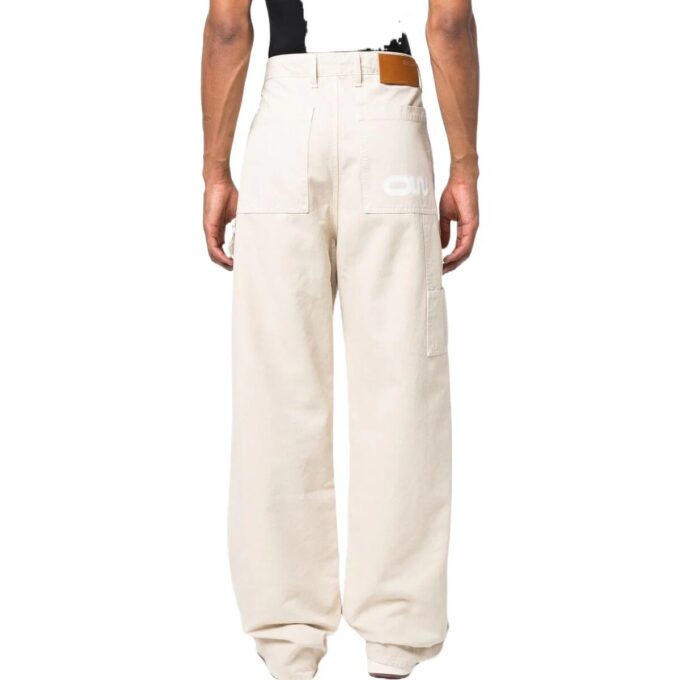 Pantalones de pierna ancha «Blanco»