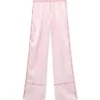 Pantalones de pijama de satén jacquard