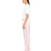 Pantalones de pijama de satén jacquard