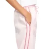 Pantalones de pijama de satén jacquard