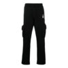 Pantalones deportivos casuales con bolsillo con logotipo SS21, negros
