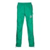 Pantalones deportivos casuales Off-White para hombre de la colección SS21 con raya lateral, corte ajustado, color verde