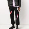 Pantalones deportivos con apliques Pascal Pill para hombre, negros
