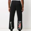 Pantalones deportivos con apliques Pascal Pill para hombre, negros