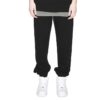 Pantalones deportivos con cordones y estampado Off-White para hombre, corte holgado, negros
