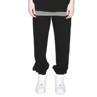 Pantalones deportivos con cordones y estampado Off-White para hombre, corte holgado, negros