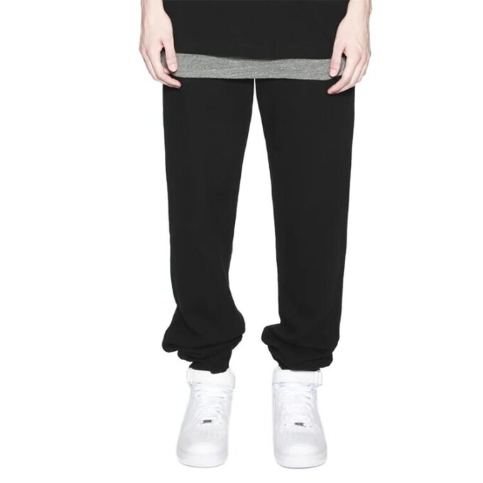 Pantalones deportivos con cordones y estampado Off-White para hombre, corte holgado, negros