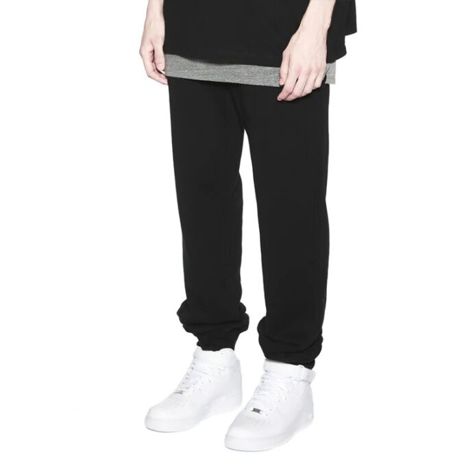 Pantalones deportivos con cordones y estampado Off-White para hombre, corte holgado, negros