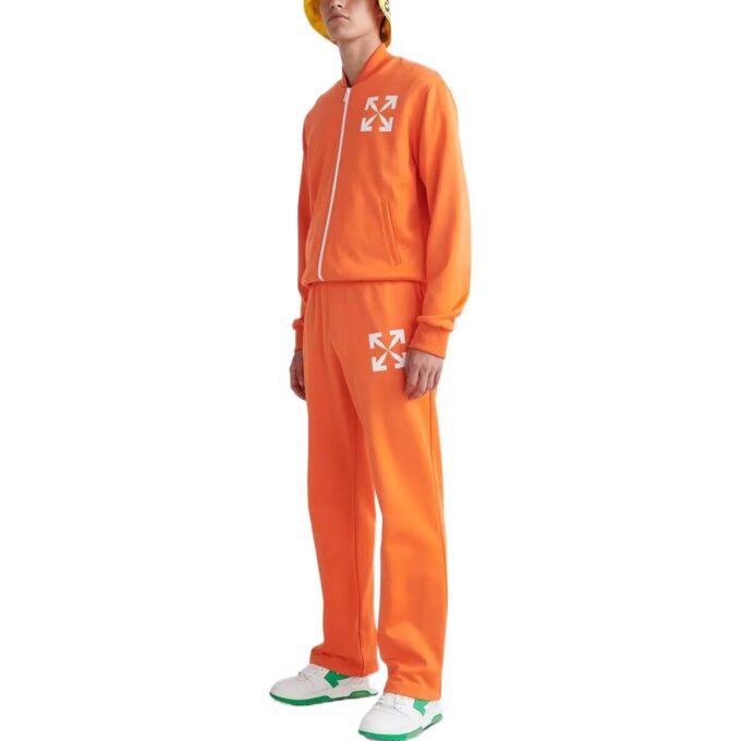 Pantalones deportivos con estampado de flechas SS22 «Naranja y blanco»