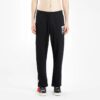 Pantalones deportivos con estampado de letras y diseño de la Mona Lisa, negro