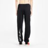 Pantalones deportivos con estampado de letras y diseño de la Mona Lisa, negro