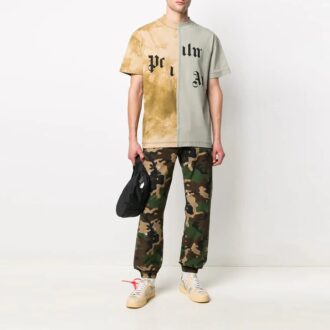 Pantalones deportivos con estampado de logotipo SS21, camuflaje
