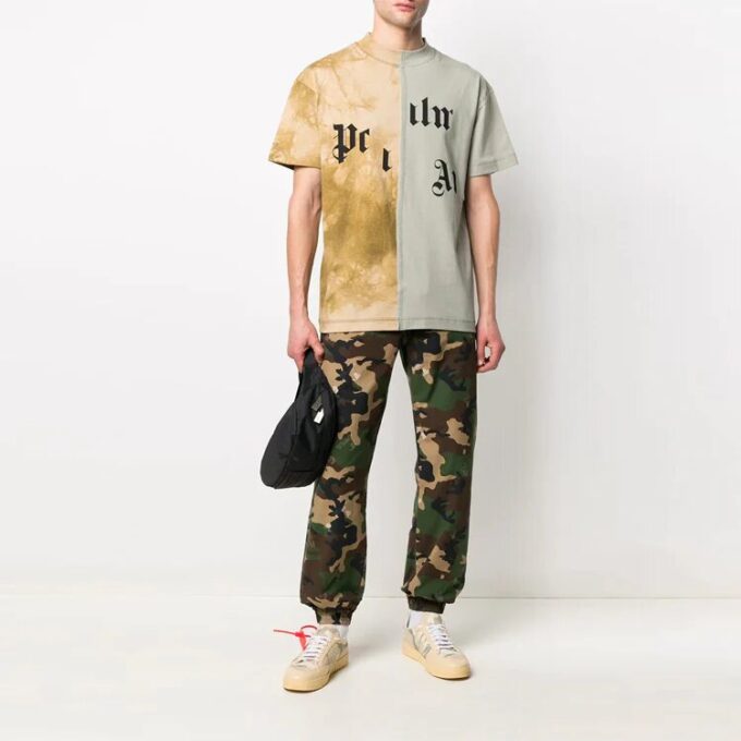 Pantalones deportivos con estampado de logotipo SS21, camuflaje