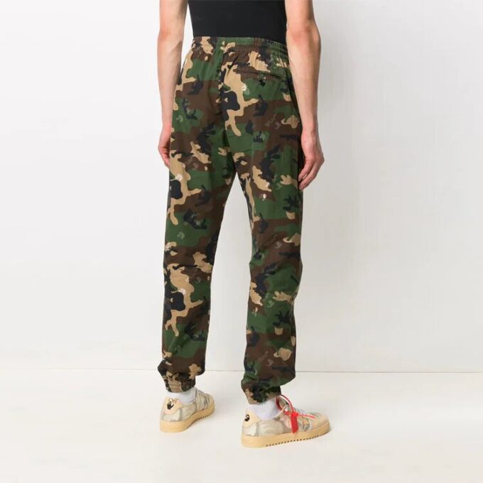 Pantalones deportivos con estampado de logotipo SS21, camuflaje