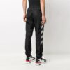 Pantalones deportivos con estampado de rayas laterales SS21, negros