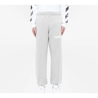 Pantalones deportivos con estampado y cinturilla de goma, versión estándar, gris