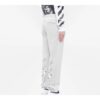 Pantalones deportivos con estampado y cinturilla de goma, versión estándar, gris