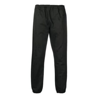 Pantalones deportivos con logo grande de la colección primavera-verano 2021, negros