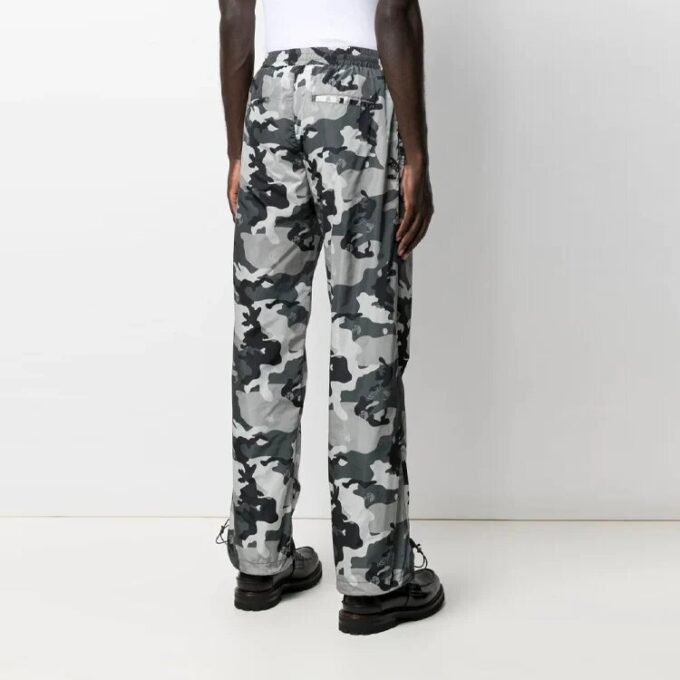 Pantalones deportivos de cintura media con estampado, versión estándar, camuflaje, colección primavera-verano 2021