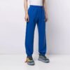 Pantalones deportivos de corte holgado con rayas SS21, azul