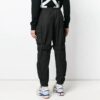 Pantalones deportivos de hombre Off-White de color liso con bolsillos cargo/pantalones/joggers de corte holgado en negro