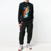 Pantalones deportivos de hombre Off-White de color liso con bolsillos cargo/pantalones/joggers de corte holgado en negro