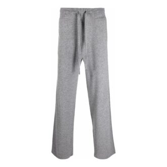Pantalones deportivos de hombre Off-White de la colección SS22, de color liso, con cordones y corte holgado, en gris