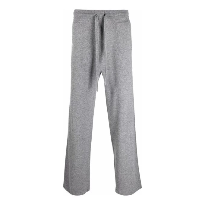 Pantalones deportivos de hombre Off-White de la colección SS22, de color liso, con cordones y corte holgado, en gris