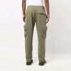 Pantalones deportivos de hombre Off-White FW21 de color liso con bolsillos cargo, corte holgado, marrones