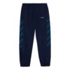 Pantalones deportivos informales para hombre Off-White de la colección SS22 con estampado de rayas y logotipo, azul marino
