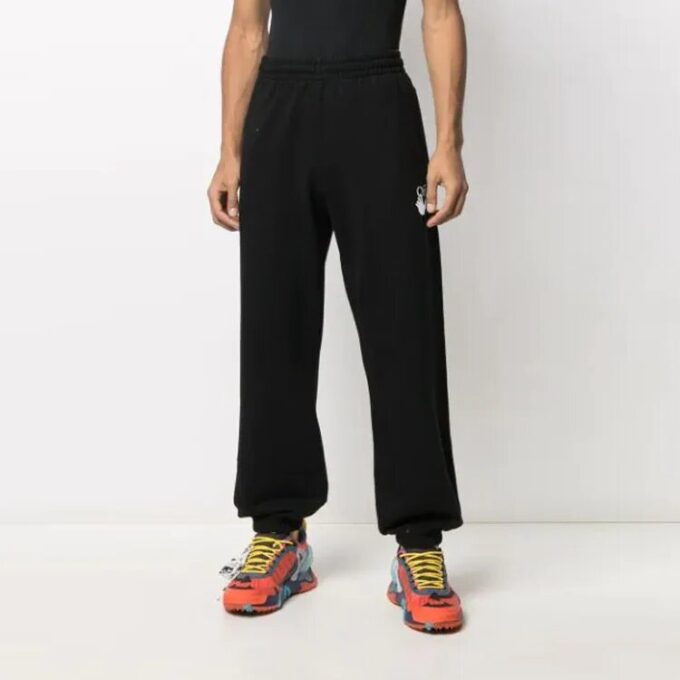 Pantalones deportivos informales para hombre Off-White FW21/Pantalones/Joggers negros