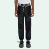 Pantalones deportivos largos ajustados con cordón y estampado de Arrows, color negro