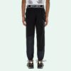 Pantalones deportivos largos ajustados con cordón y estampado de Arrows, color negro