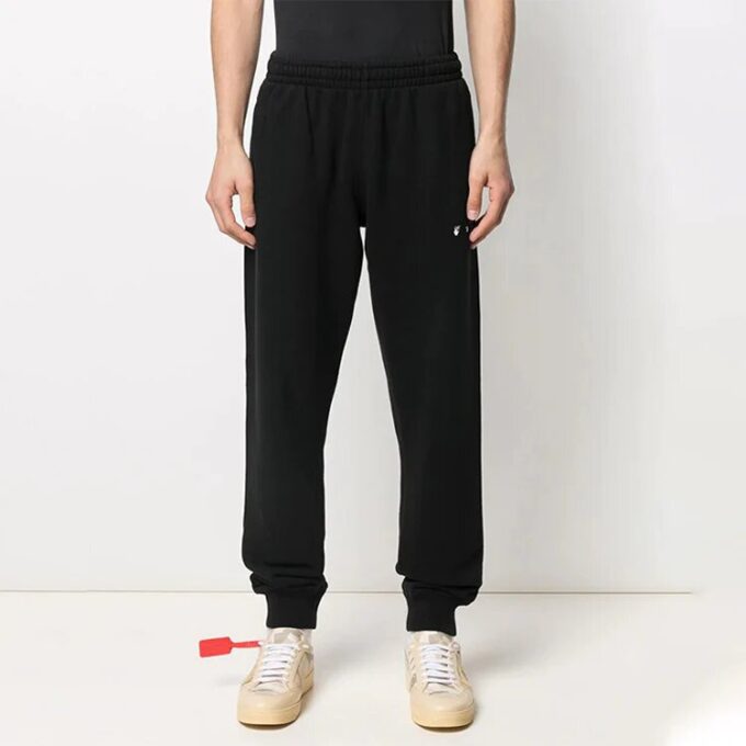 Pantalones deportivos negros informales para hombre Off-White SS21