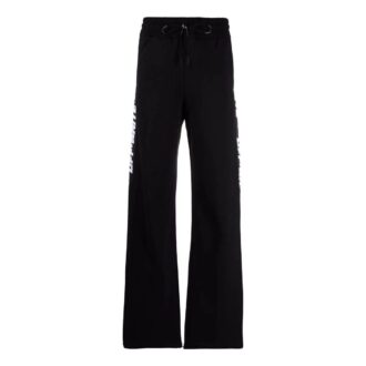 Pantalones deportivos Off-White con banda con el logotipo «Negro»