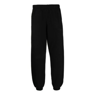 Pantalones deportivos Off-White para hombre de la colección primavera-verano 2022 con estampado del logotipo en la espalda, negros