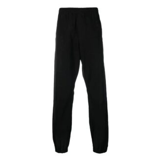Pantalones deportivos Off-White para hombre de punto liso de tejido plano, con pies integrados, negros Pantalones deportivos Off-White para hombre de punto liso de tejido plano, con pies integrados, negros