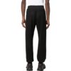 Pantalones deportivos Off-White para hombre de punto liso de tejido plano, con pies integrados, negros
