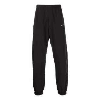 Pantalones deportivos Off-White para hombre FW22 con estampado de logotipo y diseño «Bundle Feet», negros Pantalones deportivos Off-White para hombre FW22 con estampado de logotipo y diseño «Bundle Feet», negros