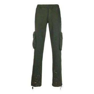 Pantalones deportivos oversize para hombre, temporada primavera-verano 2021, color verde Pantalones deportivos oversize para hombre, temporada primavera-verano 2021, color verde