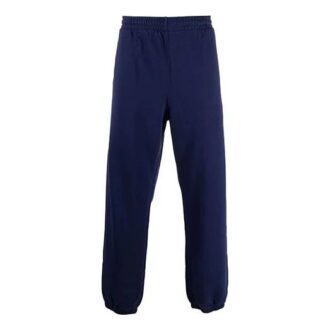 Pantalones deportivos/pantalones/joggers de hombre Off-White con estampado de Arrows, color liso, corte holgado, azul marino