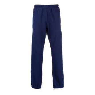 Pantalones deportivos/pantalones/joggers de hombre Off-White con estampado de Arrows y color liso, azul